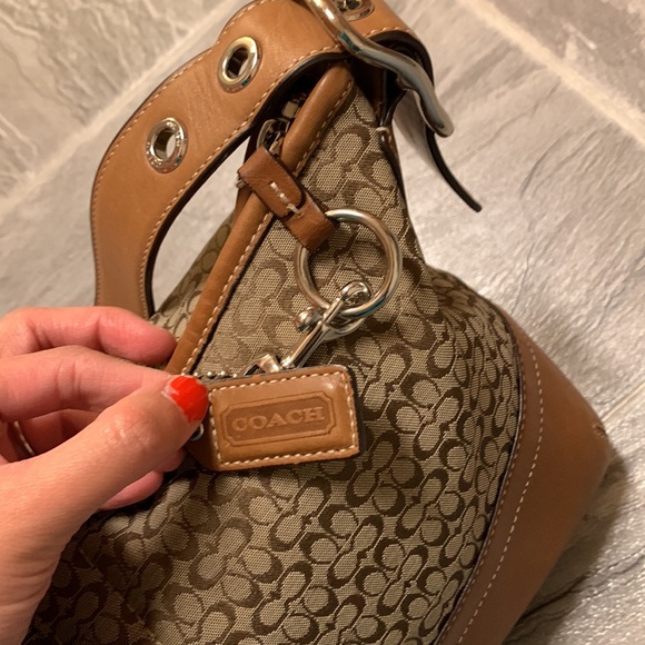Coach Monogram Shoulder Bag - Picture 4 of 10